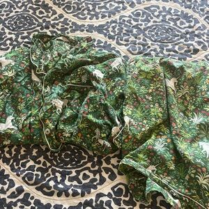 Printfresh short sleeve pj set unicorn garden 2x